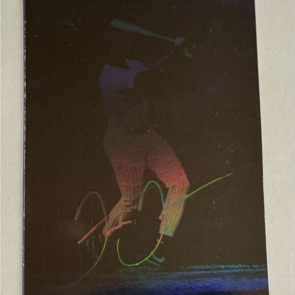 Holographic Baseball Trading Card of frank thomas by arena 1991 limited print - Picture 2 of 4